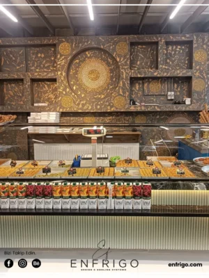 Pastane Tatlı ve Ekler Dolabı
