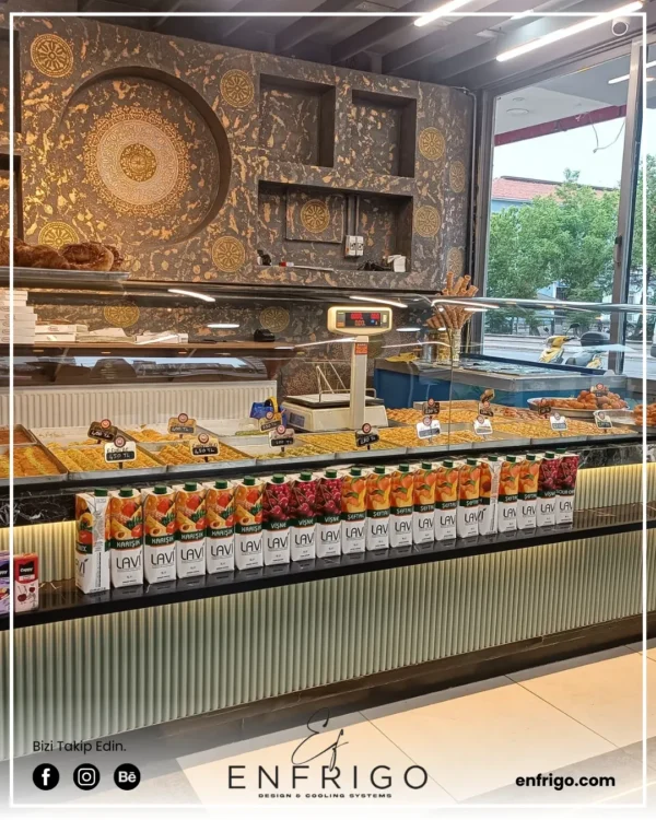 Pastane Tatlı ve Ekler Dolabı