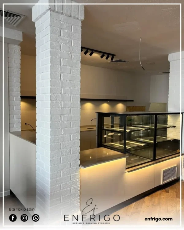 Profesyonel Pasta Teşhir Ünitesi