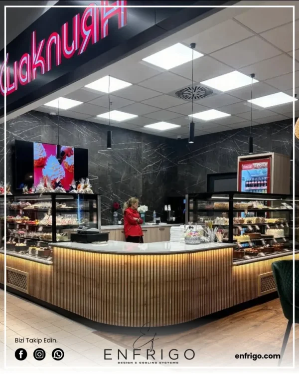 Uygun Soğutmalı Tatlı Teşhir Ünitesi