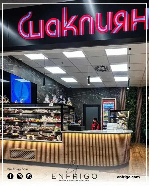 Uygun Soğutmalı Tatlı Teşhir Ünitesi