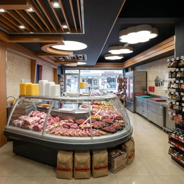 Oval Ada Tipi Kasap Teşhir Reyonu – Enfrigo