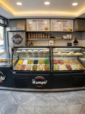 Siyah Gövdeli Kumpir Dolabı – Enfrigo