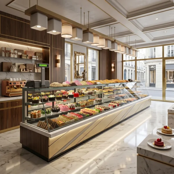 Uzun Tip Yaş Pasta ve Tatlı Teşhir Reyonu – Enfrigo
